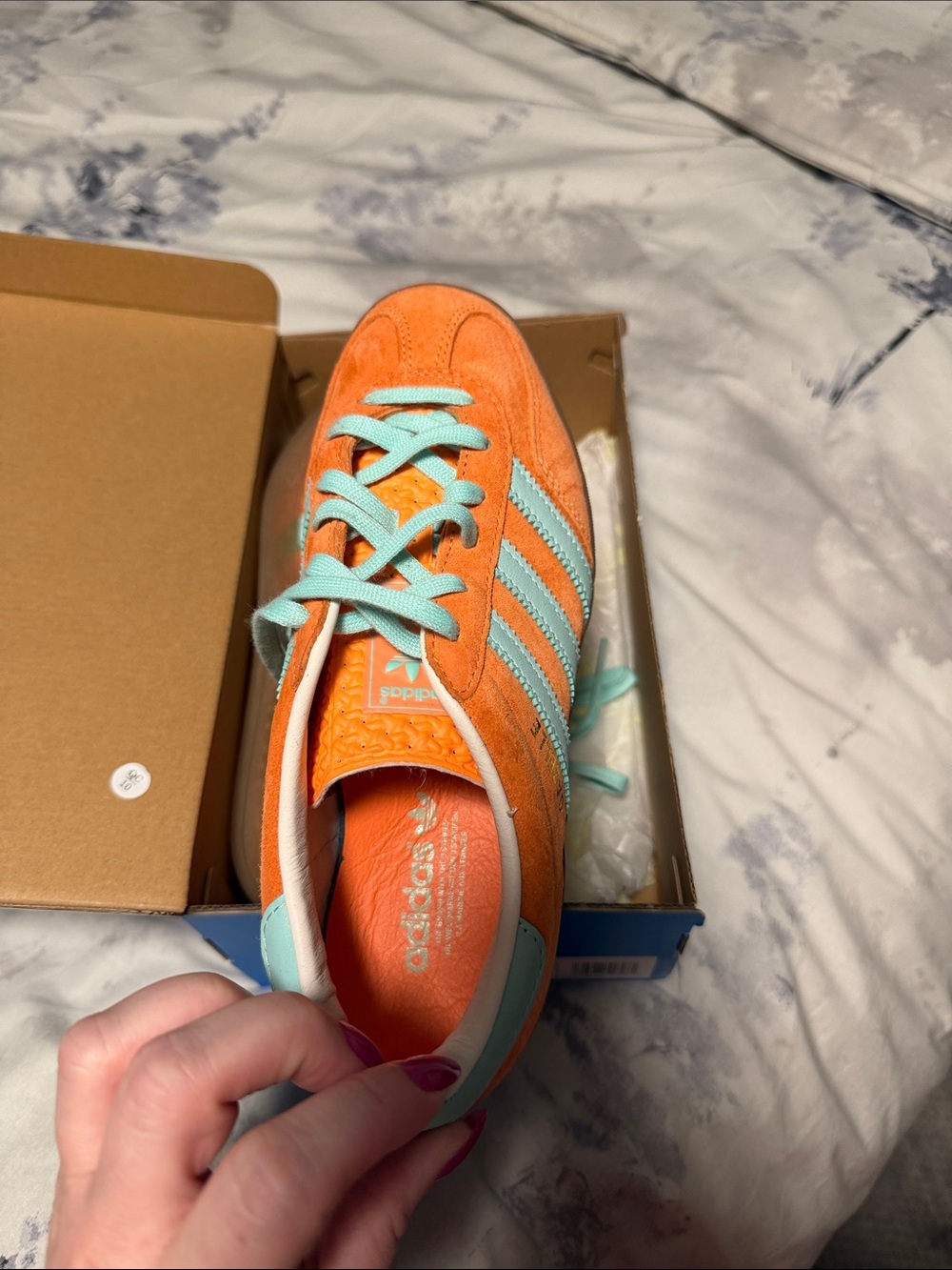 Adidas Gazelle Indoor Orange/Teal - image 4